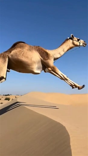 Camel jumping