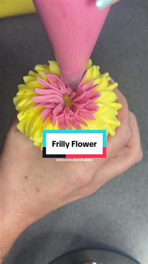 Frilly Buttercream Flower Cupcake Tutorial in Pastel Shades