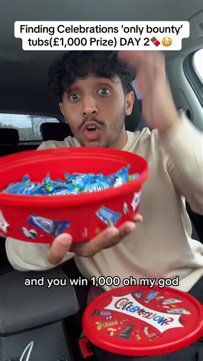 Finding Celebrations ‘only bounty’ tubs(£1,000 Prize) DAY 2🍫😳 #bounty #fyp #foryou