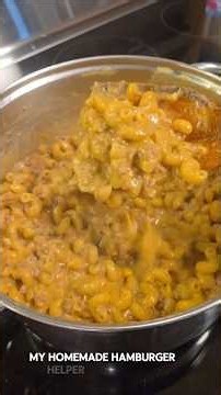Homemade Hamburger Helper #HamburgerHelper #EasyDinner #OnePotMeal #ComfortFood #FamilyDinner