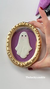 828K views · 4.6K reactions | Ghost Cookie  Recipes and Cutters link in bio #cookiedecorating #satisfying #asmr #Halloween | thelucky.cookie | Facebook