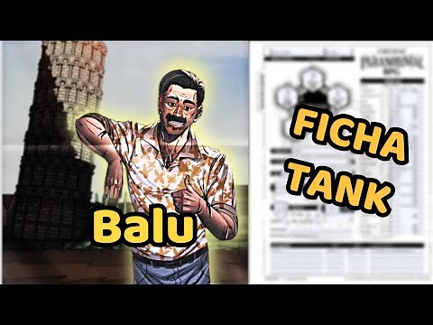 How to create Balu's character sheet in Paranormal RPG.