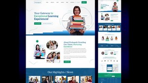 Website Landing Page UI UX design in Figma | Website development