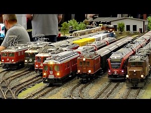 SCALE MODEL TRAINS RAILWAYS MODEL RAILROAD TRACK G PRESENTATION / Intermodellbau Dortmund 2016