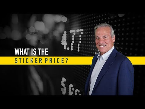 What is the "Sticker Price"?