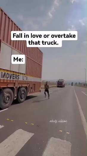 Na me be the man when dey over take the truck like dis oh 🤣🤣🤣 bcos no b this period man take dey fall in love 🥰😅…..What about u lolz 😂 | Christopher William