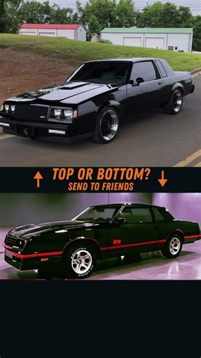 TOP|BOTTOM|BOTH - Battle of the 1980s Chevy Monte Carlo SS vs Buick Grand National