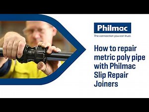 How to Repair Poly Pipe Quickly Using Slip Repair Joiners