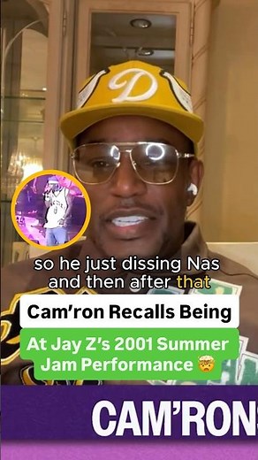Cam’ron Recalls Being At Jay Z’s 2001 Summer Jam Performance 🤯