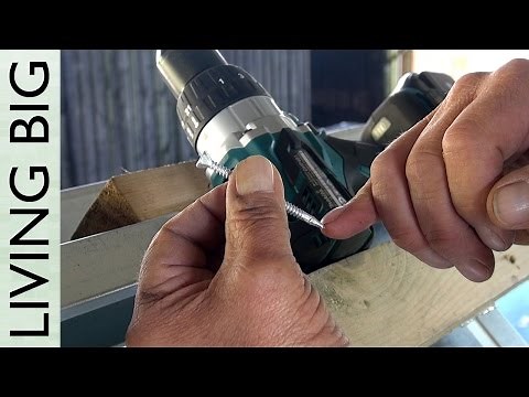 Installing Purlins on the Tiny House