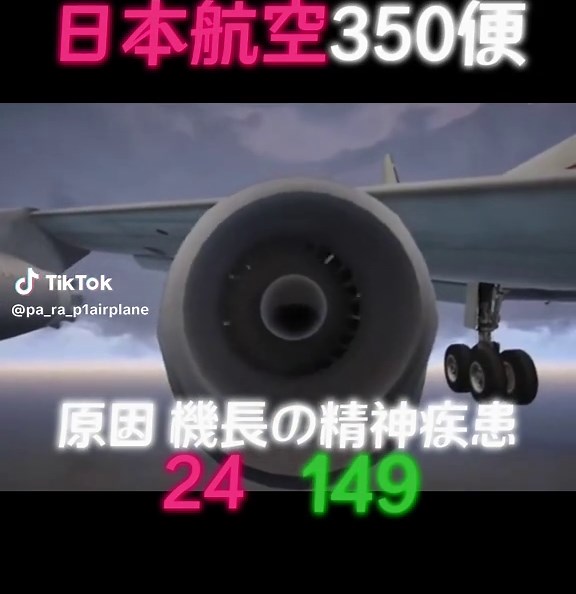日本航空350便 短編ver #短編飛行機事故