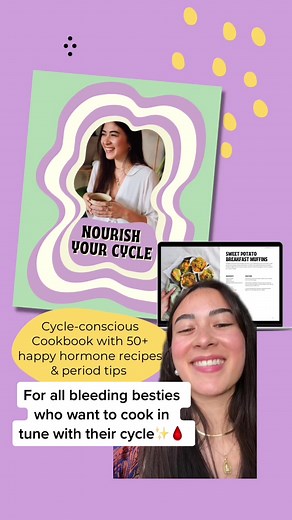 Cook & eat for happy hormones 💜 link in bio! #cyclesyncingrecipes #cyclesyncingfoods #cyclesyncingexercise #cyclesyncing #eatforyourcycle