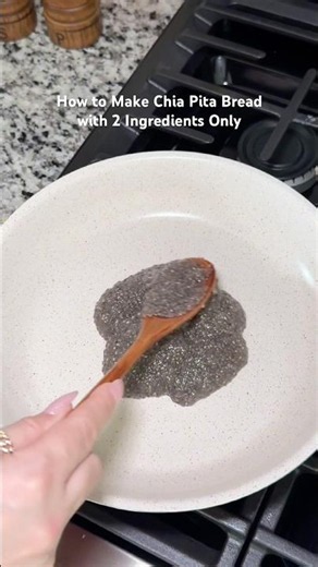 Stop buying bread. This high-protein chia pita needs just 2 ingredients and 10 min.