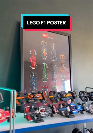 LEGO F1 Speed Champions Poster Frame & Display