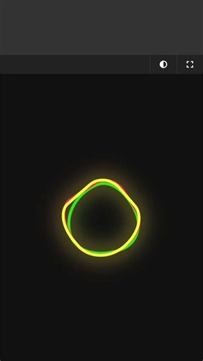 Rings with different colors using JavaScript #html #javascript #css #animation #coding
