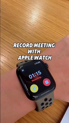 Apple Watch Record Meeting. #adhd #notetaking #hynote #corporate #corporatelife