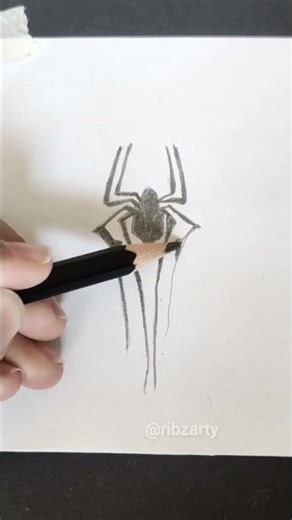 spider drawing🕷️🕸️✨|easy drawing ideas|