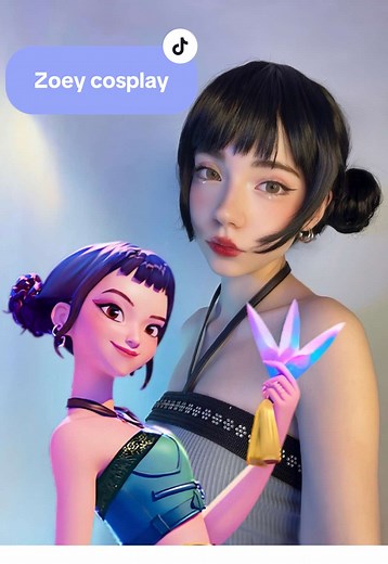 KPOP Demon Hunters Cosplay: Zoey Transformation