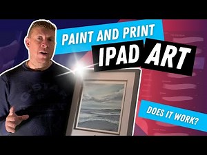 From iPad to Abstract Wall Art: Create a Digital Painting with Procreate and turn into abstract art