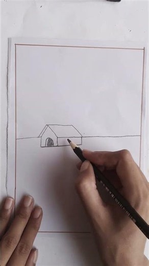 Beautiful Scenery Drawing Tutorial | Easy Landscape Sketch Step by Step