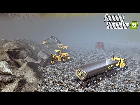 Farming Simulator 25 🚧 Lone Hills Map 🚧 Working At The Stone Mine 👷‍♂️FS25 Maps