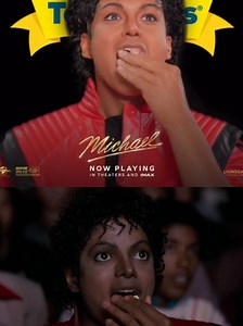 Jaafar Jackson & Michael Jackson | Thriller Popcorn Scene #michaelmovie #michaeljackson #kingofpop