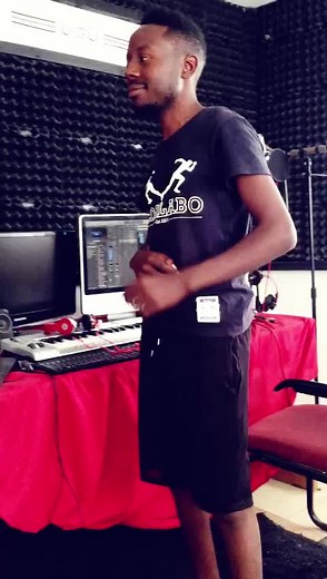 Inside a Professional Music Recording Studio