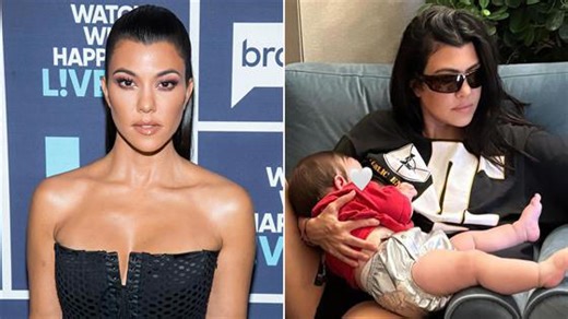 Kourtney Kardashian Reveals Doctors Thought She Wouldn’t Be Able to Breastfeed Baby Rocky