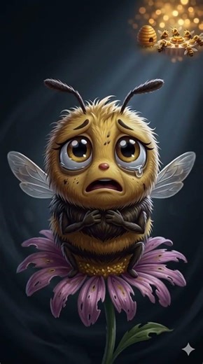 The Lazy Bee 🐝 | Hard Work Story #Shorts