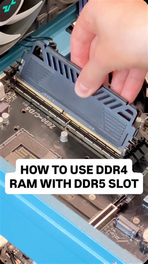 SignalRGB on Instagram: "I converted DDR4 to fit in a DDR5 slot because of the RAM shortage #pcgaming #pcgamer #gaming #pcsetup #pcbuild"