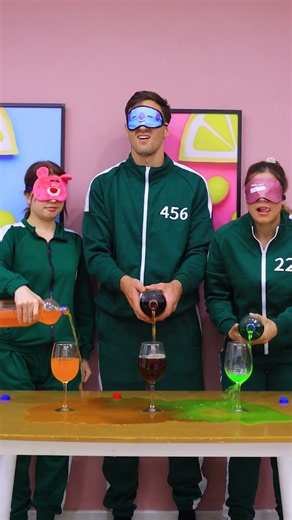 Blindfolded Water Pouring Challenge 💧