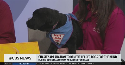 Charity art auction to benefit Leader Dogs for the Blind