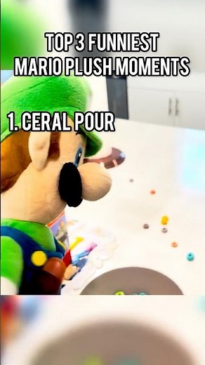 Top 3 Funniest Mario Plush Moments 😂 #mario #sml #plush