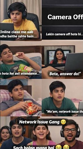 online class 10th students 😂👍