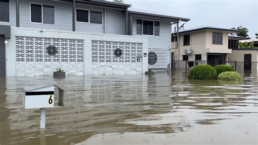 Flooding in Ingham in north Queensland
