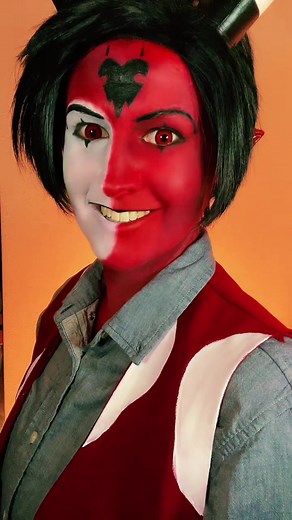 Impressive Helluva Boss Blitzo and Striker Cosplay