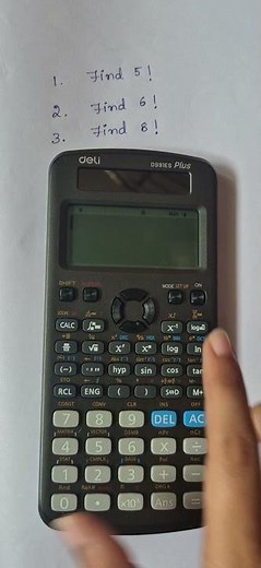Factorial finding in scientific calculator!!