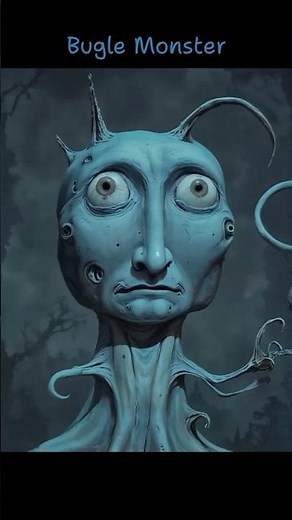 Courage the Cowardly Dog, The Bugle Monster | AI Generated #couragethecowardlydog #ai #retro