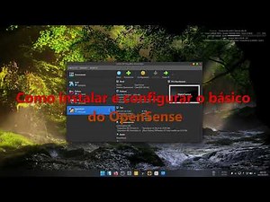 Como instalar e configurar o básico do OpenSense
