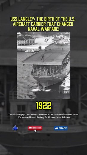 USS Langley: The Birth of the U.S. Aircraft Carrier That Changed Naval Warfare!