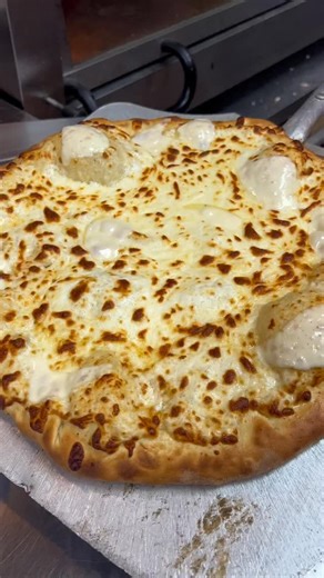 NOT A PIZZA!!! Cheese Lava Pie is packed with mozzarella, provolone, feta, and Parmesan—inside and out! This is cheese paradise! 🧀🌋🔥🤤 | Burattino Brick Oven Pizza