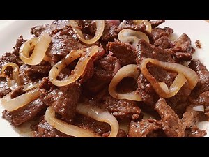 BEEF STEAK RECIPE / BISTEK TAGALOG RECIPE / FILIPINO STYLE