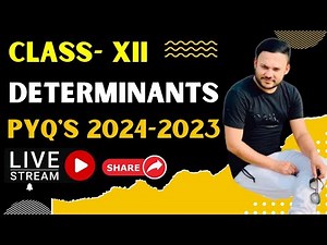 Determinants || PYQ CBSE 2024 - 2023 || Class 12 | Chapter 4 Shivang MATHS Academy |Shivang Gupta
