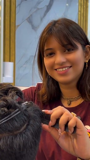 Girl Barber Haircut #barber #femalebarber #hair #hairstylist