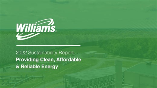 15 reactions | Williams provides one third of the nation's natural gas, ensuring availability to 77 million homes and businesses. See our latest Sustainability Report at wmb.link/wz0 | Williams | Facebook