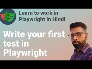 Playwright Automation Testing in Hindi | Writing Your First Test in Playwright