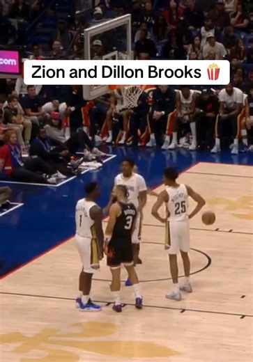 Derik Queen breaking it up 😅 #nba #pelicans #suns #basketball