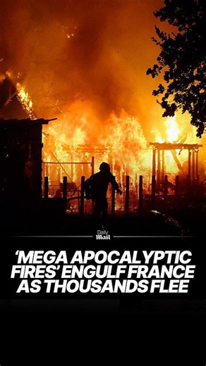'Mega apocalyptic fires' engulf southern France and Madrid