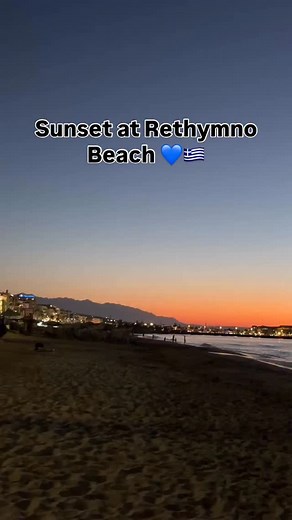 Sunset in Rethymno 💙🇬🇷 #Crete #Kreta #CreteIsland #Rethymno #VisitRethymno #RethymnoCrete #rethymnovibes #dream_of_crete #sunset #sonnenuntergänge #sunset_of_crete Photo: @dream_of_crete | Dream of Crete