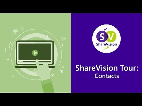 ShareVision Tour: Manage Contacts